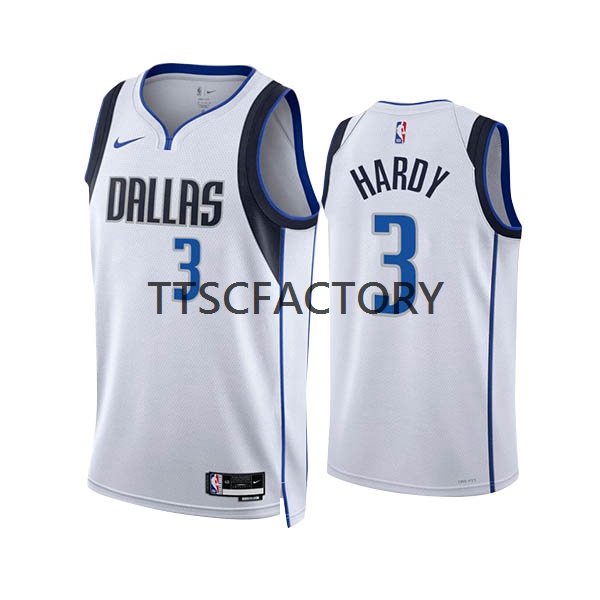Dallas Mavericks Trikot Jaden Hardy 3 Nike 2022-23 Association Edition Weiß Swingman - Herren